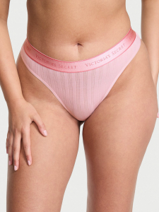Ultra-Fine Modal Logo Thong Panty
