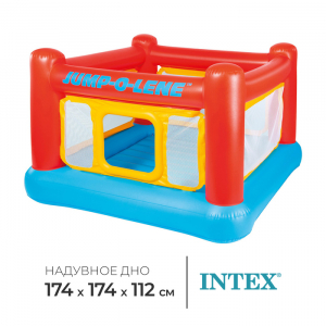 Игровой центр, батут «Ринг», 174?174?112 см, от 3-6 лет, 48260NP INTEX