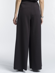 Брюки палаццо из вискозного неопрена