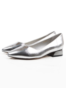 06-728-2MT GREY/SILVER Туфли женские (натуральная кожа)