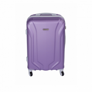 Чемодан QUARTS сиреневый М ABS-пластик с одинарными колесами