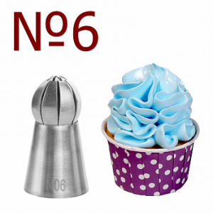 Насадка кондитерская Восточная роза №6