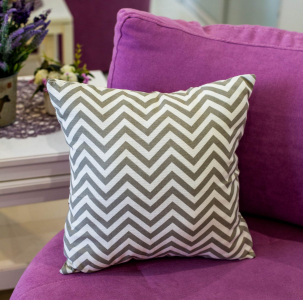 Подушка декоративная зигзаг