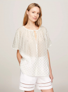 Fil Coupe Gathered Top