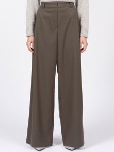 Широкие брюки из вискозной ткани