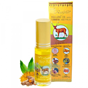 ISME Rasyan Yellow Oil With Turmeric and Phlai Масло с куркумой и плай (желтое), 5 мл