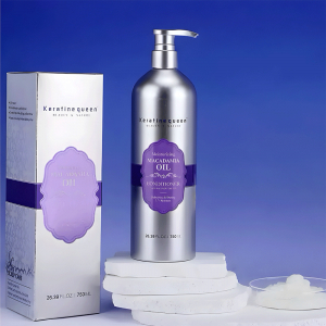 Увлажняющий шампунь и кондиционер с маслом макадамии Keratine queen