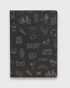 ОБЛОЖКА ДЛЯ ПАСПОРТА  из искусственной кожи «Journeys», плотность 800 мкм