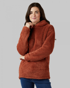 WOMEN'S SOFT SHERPA PULLOVER HOODIE