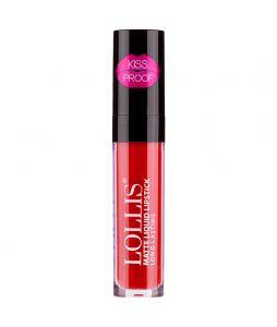 Помада для губ LOLLIS матовая жидкая Matte Liquid Lipstick 09 Меркер Косметика