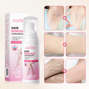 Крем-мусс для удаления волос SADOER Hair Removal Clean Mousse, 100 мл