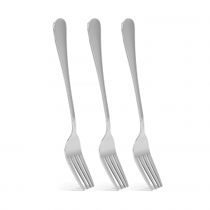 Вилки десертные из нержавеющей стали 17 см / 3 шт Flavia