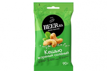 «Beerka», кешью жареные соленые, 90 г