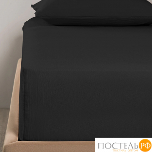 SleepiX ЮКО т.сер Простыня на резинке 90х200+25, 1пр., модал/бамбук