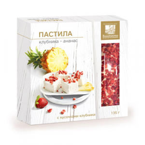 Пастила клубника-ананас расф. 0,135  (12шт/кор)