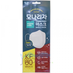 Monalisa Маска гигиеническая, 4х слойная, KF 80, 1 шт