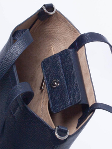 Женская кожаная сумка Richet 3203LN 767 Синий