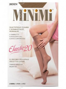 Гольфы женские Elastic 20 MiNiMi Дроп [2 пары]