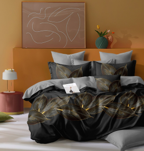 Комплект постельного белья Атилла поплин 2-x спальный с Евро простыней