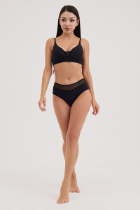 Бюстгальтер жен. Camy черный Padded Triangle bra, 0120265079