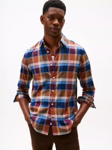Regular Fit Plaid All-Day Shirt