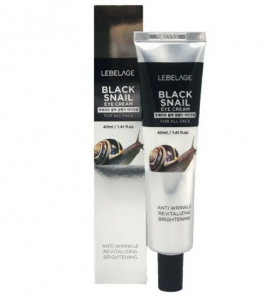 Крем для кожи вокруг глаз с муцином черной улитки LEBELAGE, 40 ML