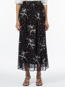 Юбка миди из вискозного шифона