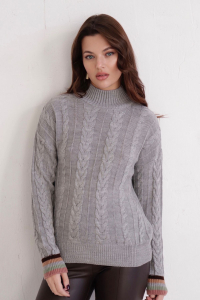 11002 Свитер серый