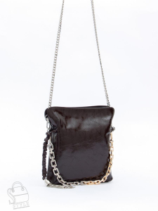Сумка женская кожаная 6010-1L coffee Polina&Eiterou