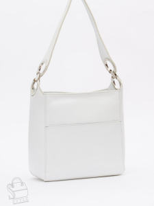 Сумка женская кожаная 6611G white Viteli Grassi  в Новосибирске