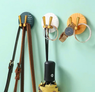 Крючки самоклеящиеся, крючок настенный 1шт круглые