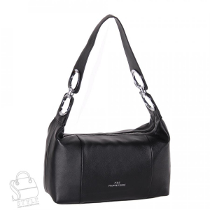 Сумка женская кожаная 1728Y black  Polina&Eiterou  в Новосибирске