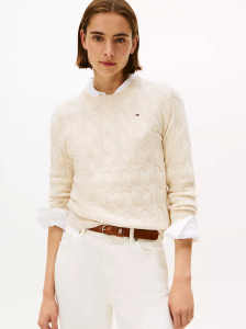 Wool Cable Knit Sweater