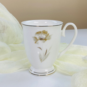 145-648 Кружка 340мл КАМИЛЛА в под.уп.(х36)Костяной фарфор