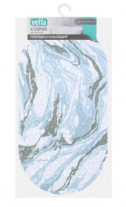 Коврик д/ванны 65*34см мрам.403-018