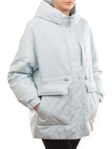 M24-211 LT. BLUE Куртка демисезонная женская (100 гр. синтепон)