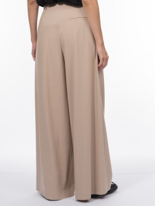 Брюки палаццо из вискозной костюмной ткани
