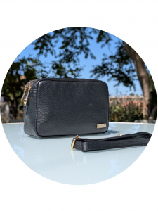 Итальянская сумка из натуральной кожи от  AB.ZAPATOS Pelle 21-20 (370) negro