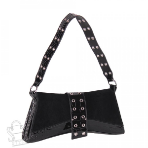 Сумка женская кожаная 1006-1THAA black Polina&Eiterou/50  в Новосибирске