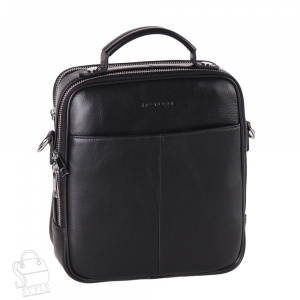 Сумка мужская кожаная 2081H black Heanbag