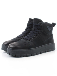 05-AW1003-6M INK. BLUE Ботинки зимние мужские (натуральная кожа, натуральный мех)