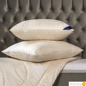 CLASSIC by T HOLY LAMB Подушка стег 70х70,1пр.,микрф/овеч.шерсть/микровол.