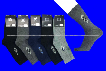 Термоноски мужские КАШЕМИР с рисунком арт 1603 - 1