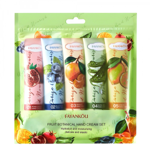 Набор кремов для рук с фруктовыми экстрактами FAYANKOU