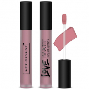 Жидкая матовая помада для губ Art Visage - Love Matte - 53 Баунти мартини