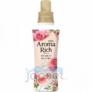 Lion Aroma Rich Diana Кондиционер для белья формула сохранения неизменного аромата и красоты тканей, с натуральными маслами, 480 мл