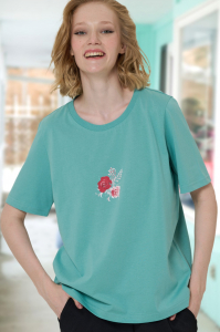 футболка женская 8640-10 Новинка