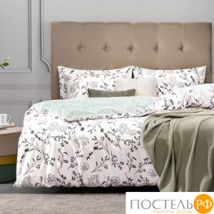 CASSIA ЭМИНЕ КПБ 145х215-1/180х220-1/50х70-2, 4 пр., хл./сатин