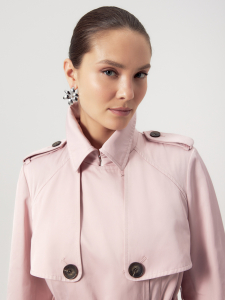 Непромокаемый тренч с подстёжкой и сумкой-шоппером