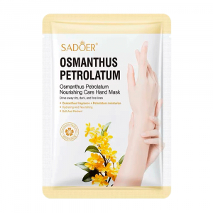 Маска для рук SADOER с османтусом и вазелином